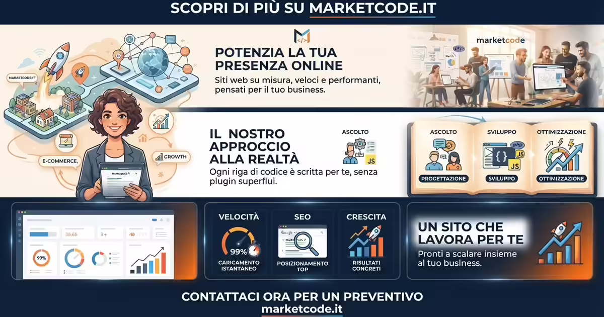 Il nuovo sito web di https://marketcode.it è ufficialmente online!